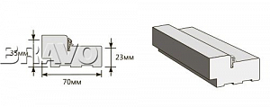 Товар Коробка 2100x70x35 (п) BRK2026