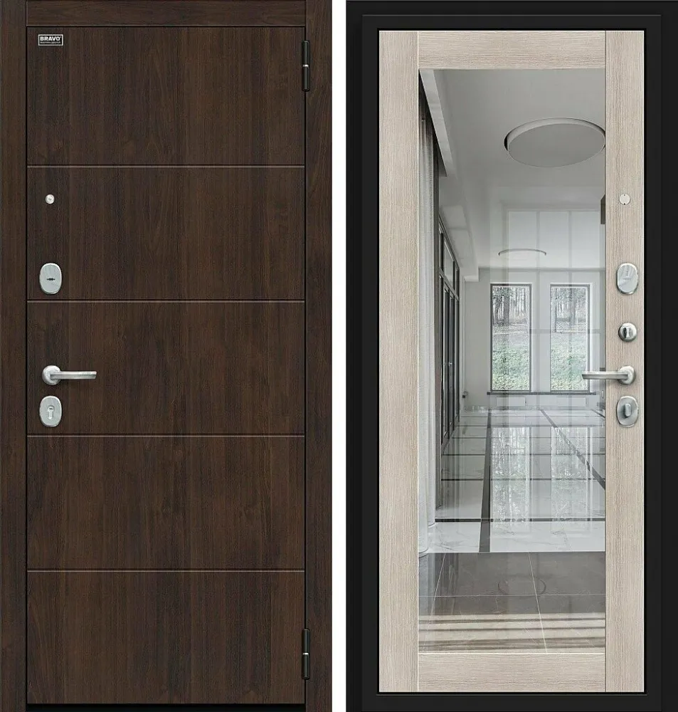 Фото Дверь Флэт Kale Almon/Cappuccino Veralinga BR4591