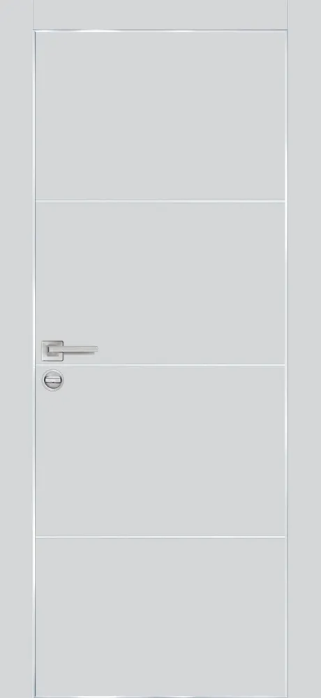 Фото Межкомнатная дверь PX-2  AL кромка с 4-х ст. Сапфир матовый