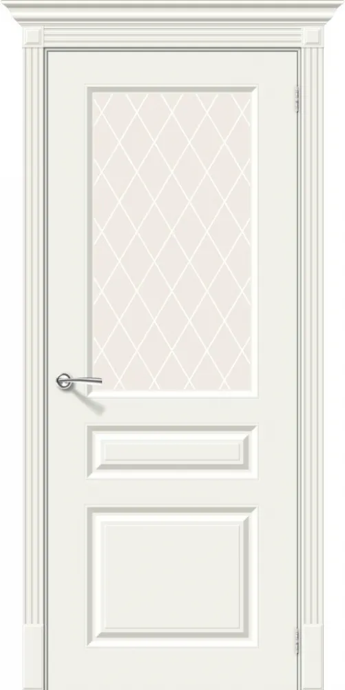 Межкомнатная дверь Скинни-15.1 Whitey BR3088