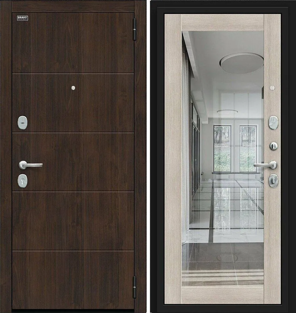 Фото Дверь Браво Флэт Kale Almon/Cappuccino Veralinga DIS006743